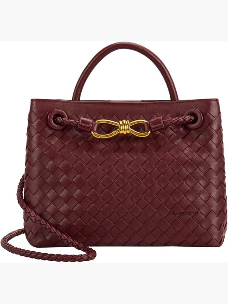 Woven Tote Bag Top Handle Shoulder Bag Handbag For Women